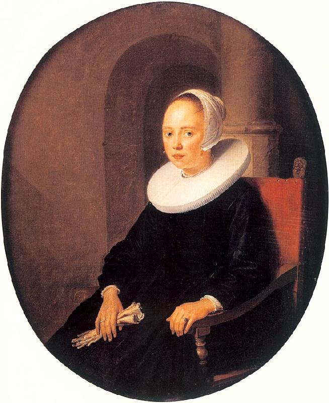 DOU, Gerrit Portrait of a Woman Sweden oil painting art